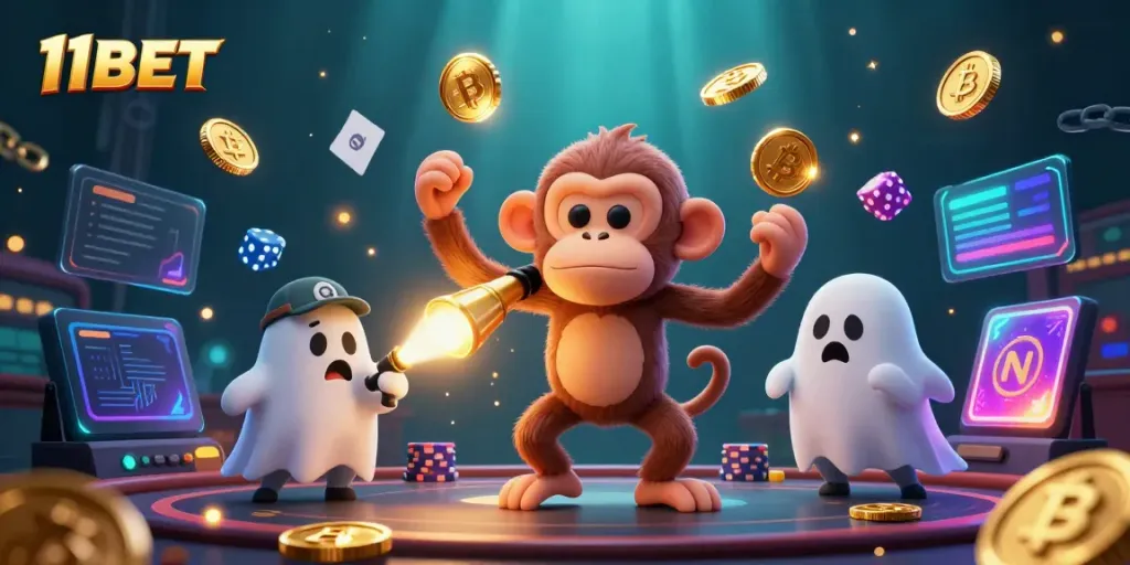 Engage in thrilling gameplay at 11BET, where mischievous elements create an exciting casino atmosphere.