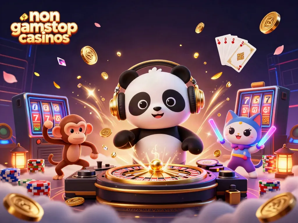 Experience the excitement of non gamstop casinos with energetic characters and dynamic gaming elements
