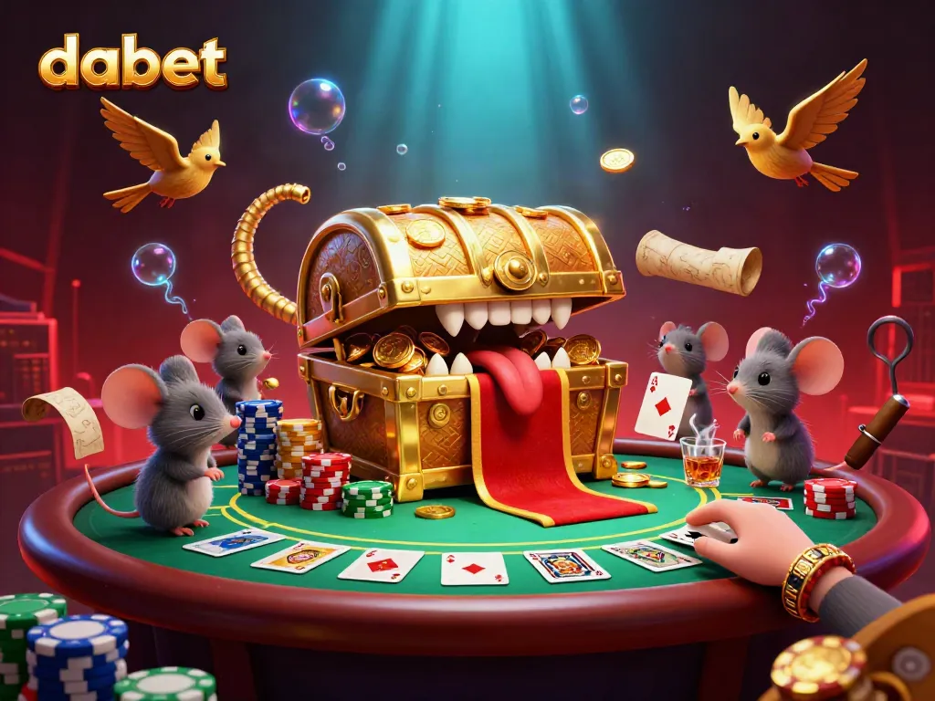 Engage with thrilling poker action at dabet, featuring vibrant graphics and enticing game elements.