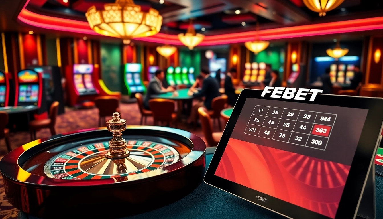 FEBET offers thrilling casino experiences with poker, roulette, and exciting slot machines.