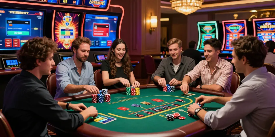 Dynamic online casino environment highlighting players at a live dealer game, emphasizing credit card options for gaming at https://cullengolfclub.co.uk/.